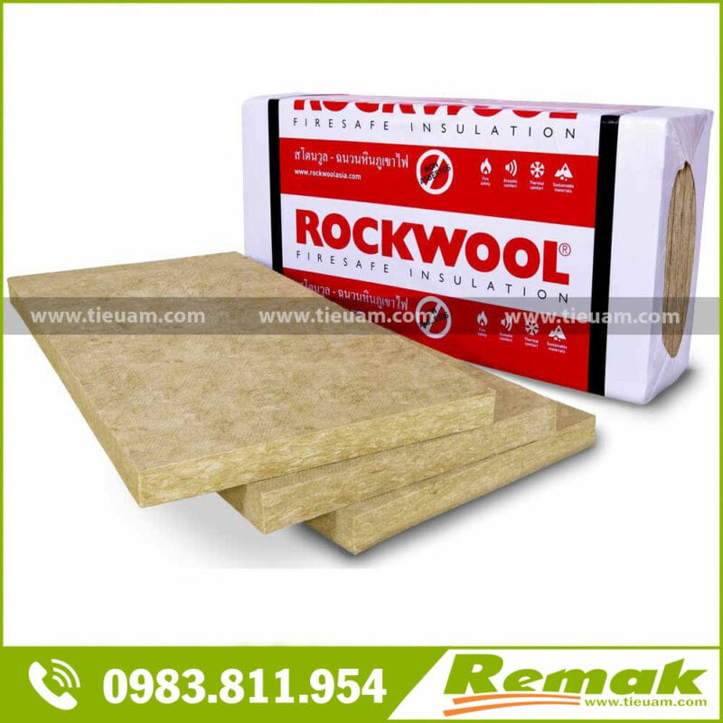 Bông khoáng Rockwool Thái Lan siêu cách âm cách nhiệt chống cháy