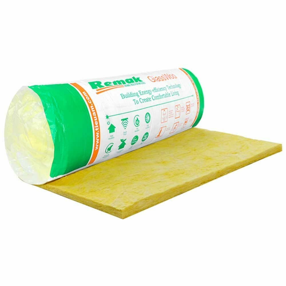 Bông thủy tinh Remak cách âm, cách nhiệt bảo ôn, chống cháy 1 Bông thủy tinh Không Bạc - Remak cách âm, cách nhiệt bảo ôn, chống cháy