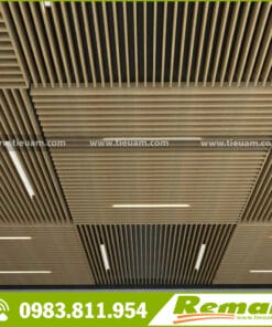Gỗ tiêu âm trần/vách Fineline Slats Acoustic Remak 6 Gỗ Tiêu Âm Fineline Slats Acoustic