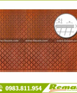 Gỗ tiêu âm rãnh vuông Remak® Wooden Acoustic Caro