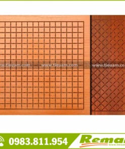 Gỗ tiêu âm rãnh vuông Remak® Wooden Acoustic Caro
