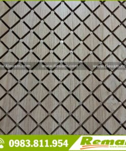 Gỗ tiêu âm rãnh vuông Remak® Wooden Acoustic Caro