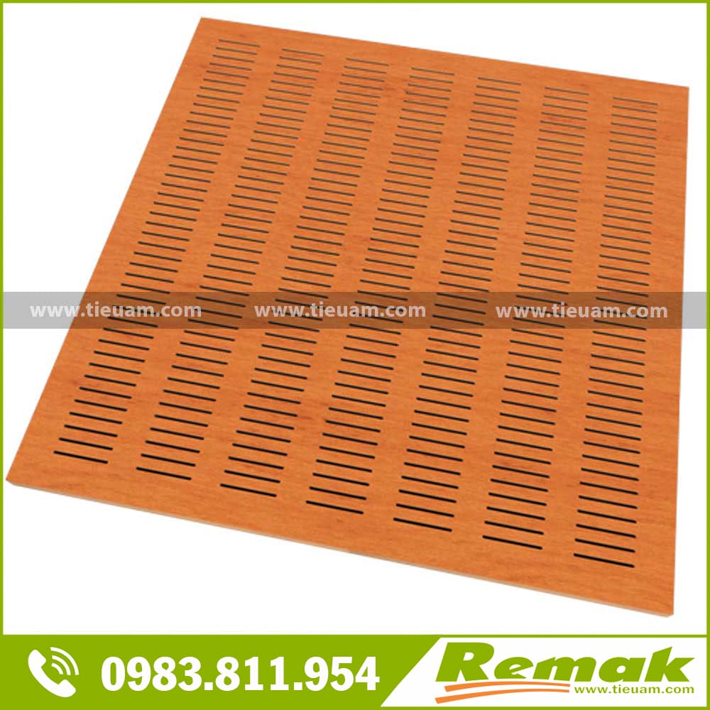 Gỗ tiêu âm soi rãnh vách, trần - Remak® Wooden Acoustic Slotted 2 Gỗ tiêu âm soi rãnh Remak® Wooden Acoustic Slotted