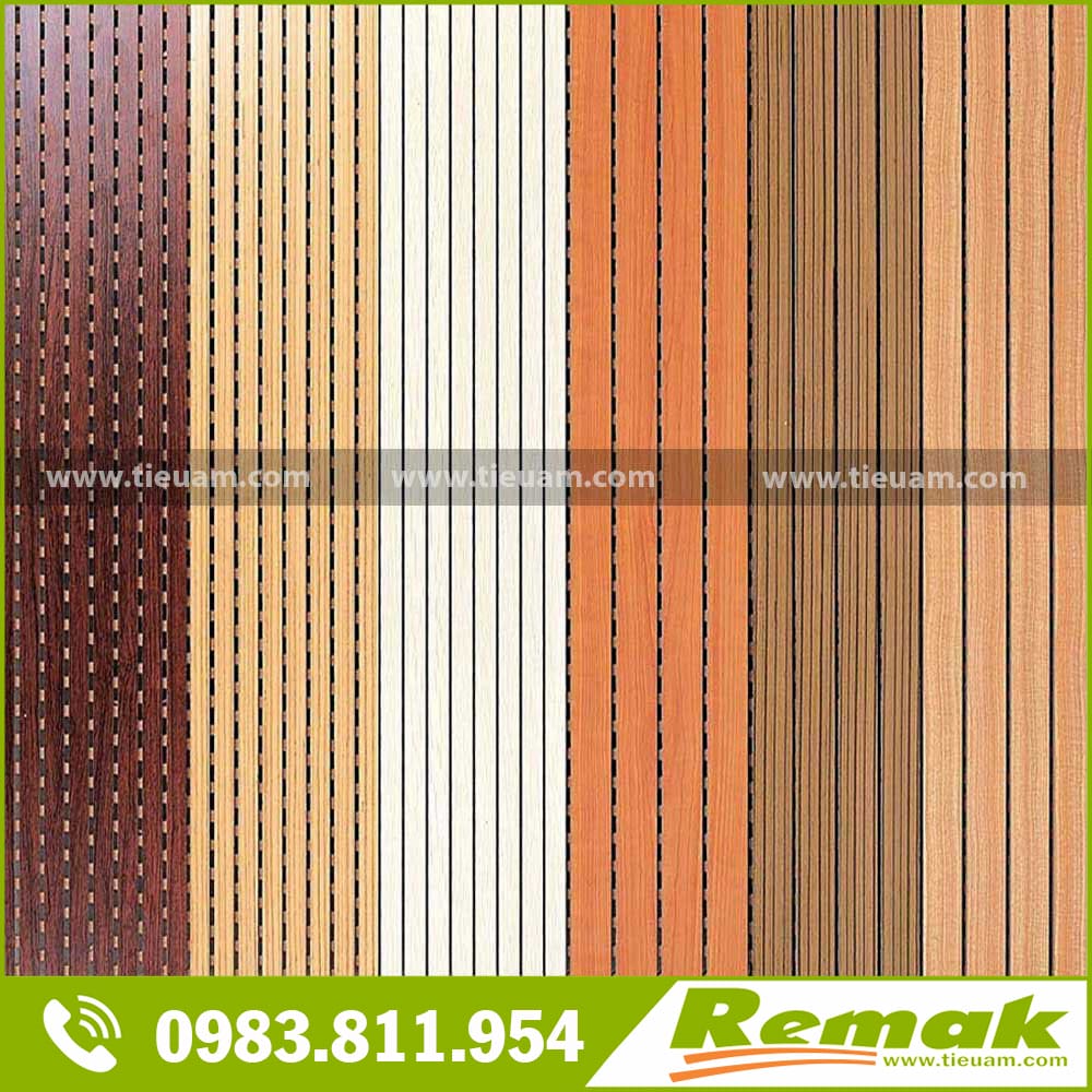 Gỗ tiêu âm soi rãnh thẩm âm vách - Remak® woodlen Acoustic Linear 5 Gỗ tiêu âm soi rãnh Remak® woodlen Acoustic Linear