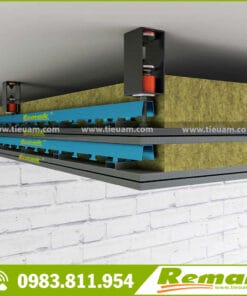 Lò xo giảm chấn trần, cách âm, chống rung trần (la phông) 1