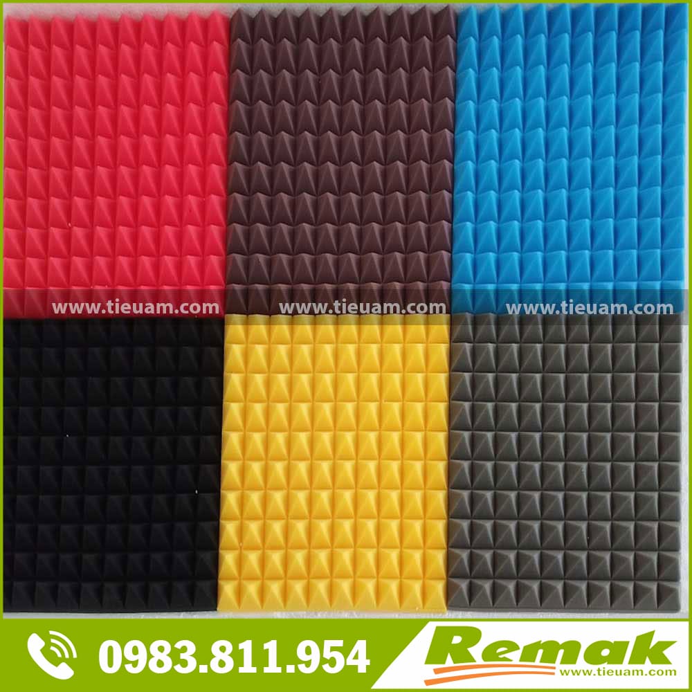 Mút gai tiêu âm kim tự tháp, hấp thụ âm thanh dải cao và trung tần 3 Mút gai tiêu âm kim tự tháp, hấp thụ âm thanh