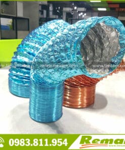 Ống gió mềm kháng khuẩn không bảo ôn 1 lớp Remak