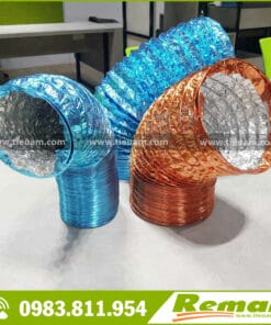 Ống gió mềm kháng khuẩn không bảo ôn 1 lớp Remak
