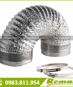 Ống gió mềm không bảo ôn 1 lớp Remak