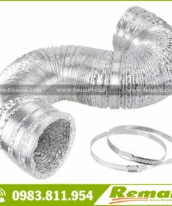 Ống gió mềm không bảo ôn 1 lớp Remak