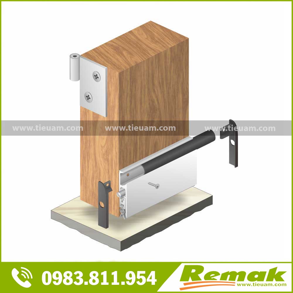 Thanh chặn cửa tự động cách âm cách nhiệt Remak® Door Bottom 3 Thanh chặn cửa tự động Remak® Door Bottom – Cách âm, cách nhiệt, chặn côn trùng 1