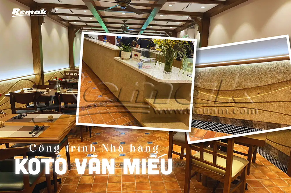 Remak® Acoustic Sonic – giải pháp số 1 tiêu âm không gian ẩm thực KOTO