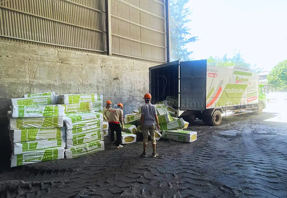 Vật liệu Remak cách nhiệt hệ thống ống dẫn Nhà máy Xi măng Hòa Bình