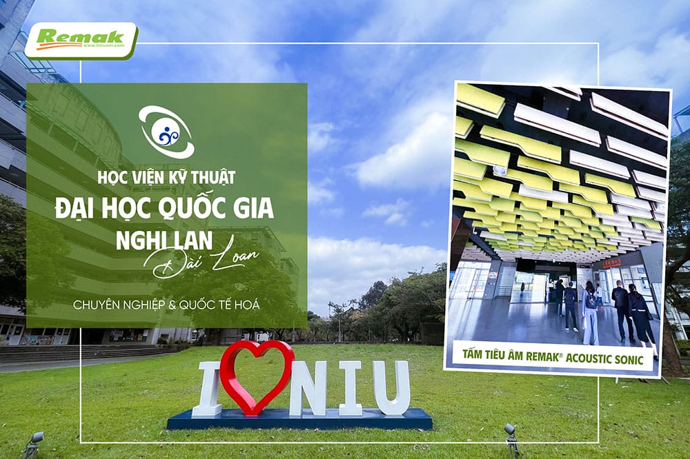 Tấm tiêu âm Remak® Acoustic Sonic – 1 giải pháp tiêu âm mang tầm quốc tế