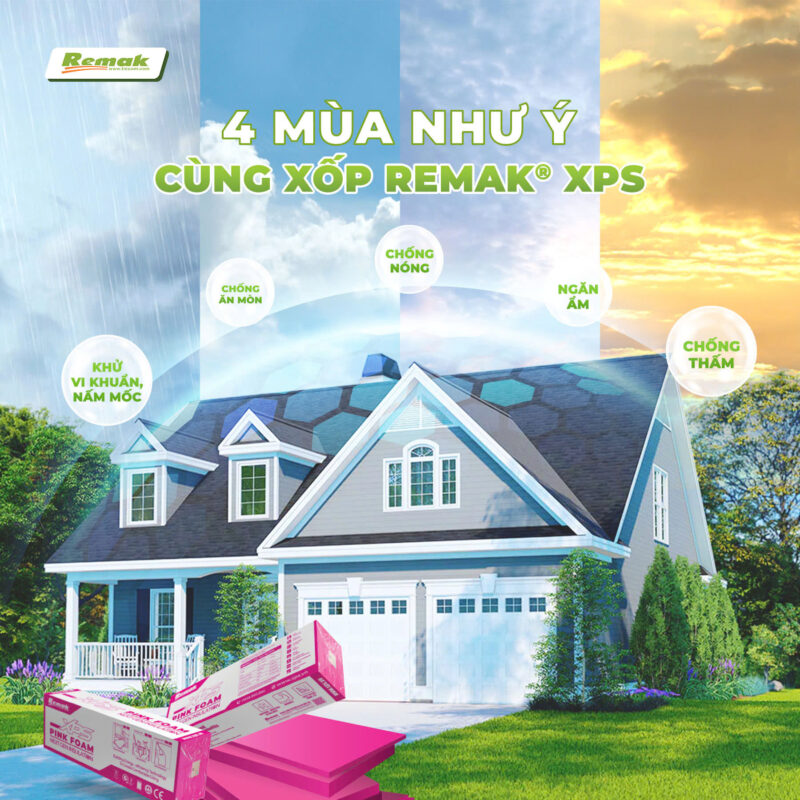 Xốp cách nhiệt xps remak.